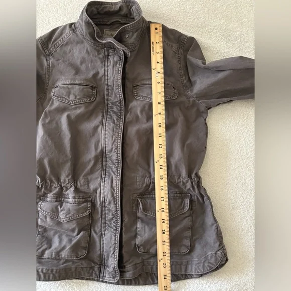 Lucky Brand Charcoal Utility Jacket Size Small - Picture 3 of 13